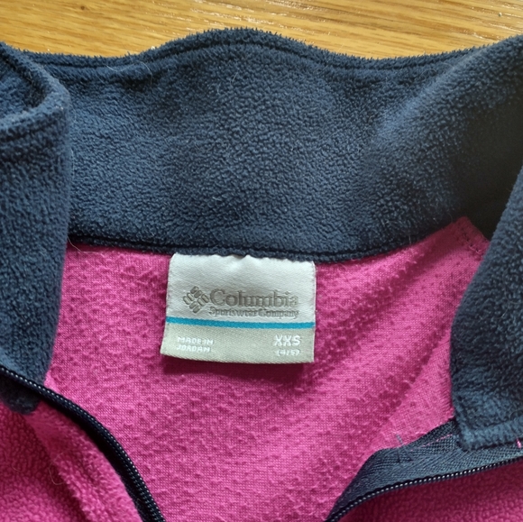 Columbia Kids Half Zip Fleece - 4/5T - Picture 2 of 2
